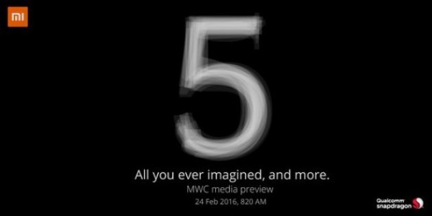 Xiaomi Mi 5 sarà presente anche al Mobile World Congress 2016