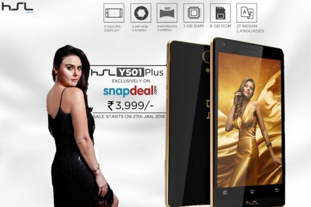 HSL Y501 Plus, lo smartphone con schermo 