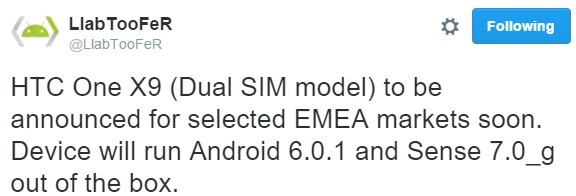 HTC One X9