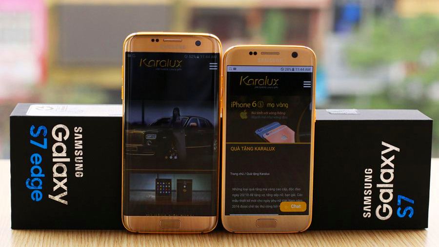 Galaxy S7 ed S7 Edge in oro 24k prezzo al top