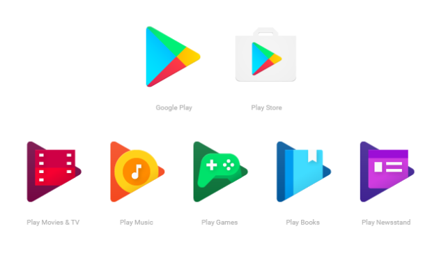 Google Play: In arrivo un colorato restyling per tutte le icone