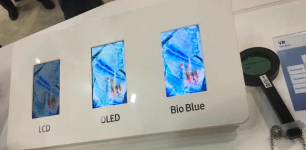 Samsung mostra il nuovo display Bio Blue 4K da 5.5”