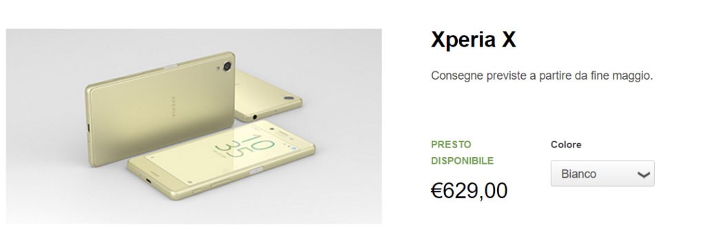 Prenota un dispositivo della serie Xperia X con uno sconto del 50 su SmartBand 2