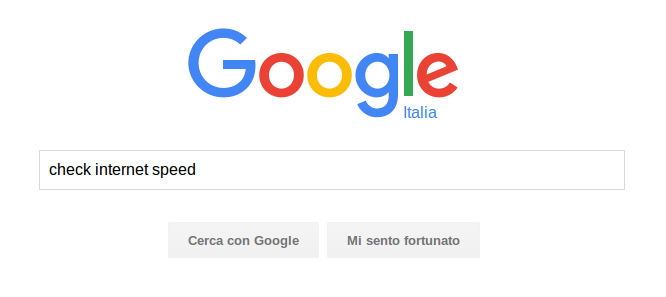 google speed test search results
