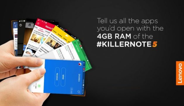 Lenovo K5 Note: nuova versione per l’India con 4GB di RAM