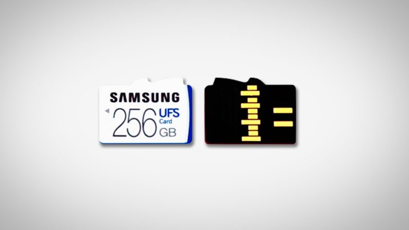 slot compatibile con UFS e microSD