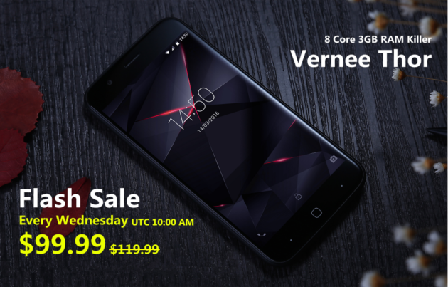 Vernee Thor: 8 core a 99 dollari