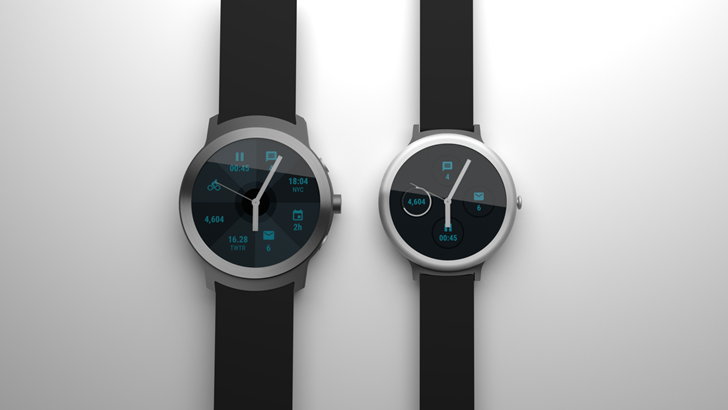 render dei due smartwatch di Google