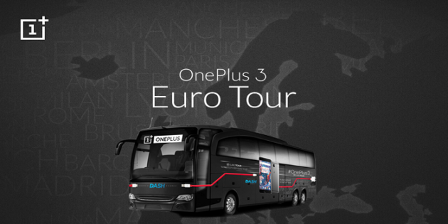 OnePlus 3 Tour arriva in Europa: scoprite da vicino il nuovo 