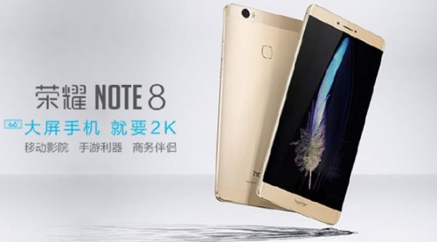 Honor Note 8 ufficiale: display QHD da 6.6