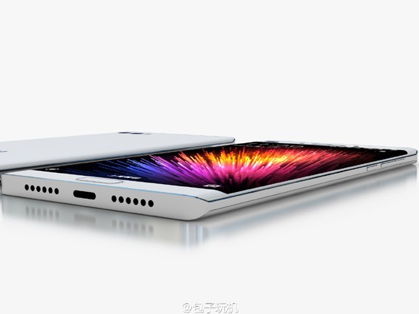 Xiaomi Mi Note 2 immaginato in alcuni render