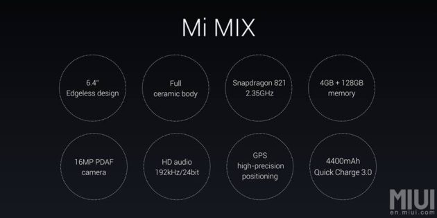 Xiaomi Mi Mix: la produzione mensile sarà molto limitata