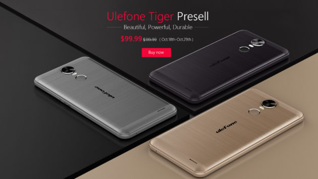 Ulefone Tiger: pre-ordinabile a $99,99