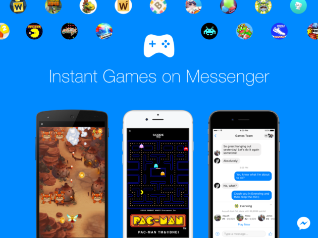 Facebook Messenger: arrivano gli Instant Games