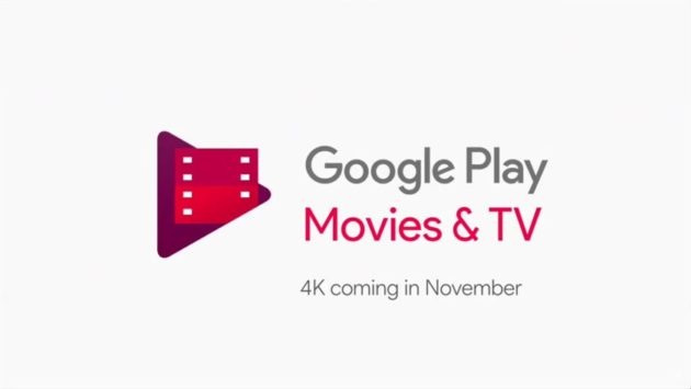 Google Play Movies: arrivano ufficialmente i film in 4K Ultra HD