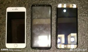 Galaxy S8 dimensioni a confronto con i diretti avversari (1)