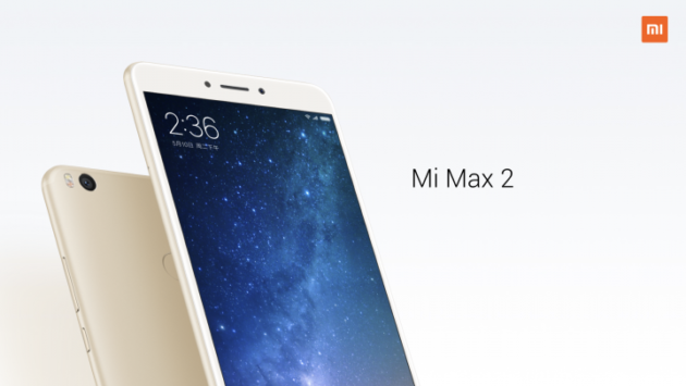 Xiaomi Mi Max 2 ufficiale: display FHD da 6,44” e batteria da 5300 mAh