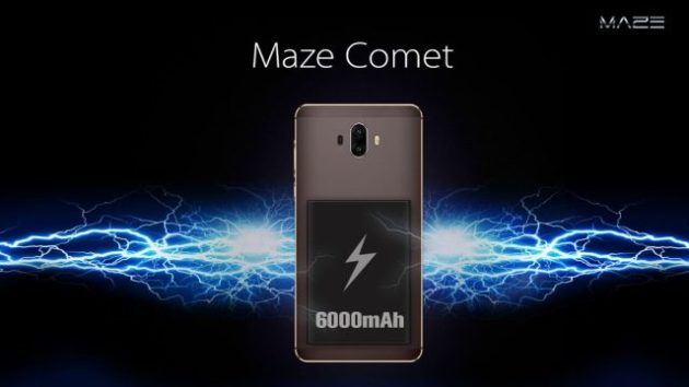 Maze Comet, uno smartphone che punta tutto sulla batteria