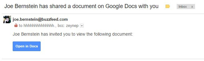 google docs phishing email