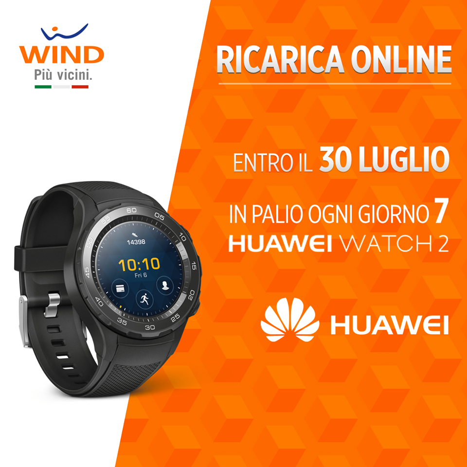 Wind risponde a 3 Italia proponendo Huawei Watch 2 (2)