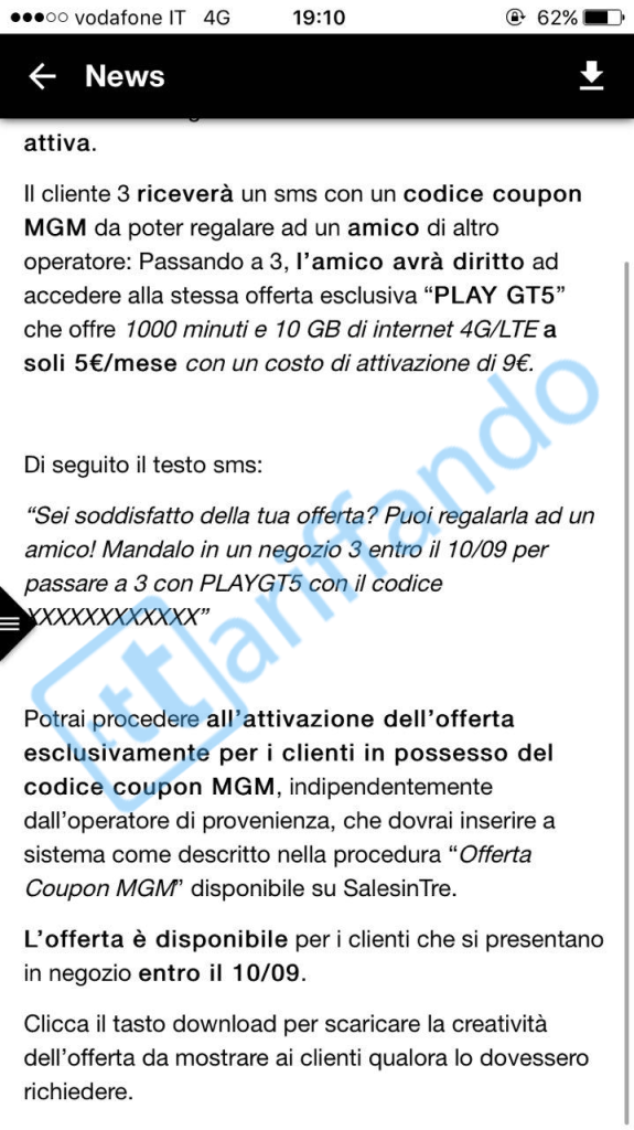 3 Italia sta inviando codici coupon per l'attivazione di Play GT5 (2)