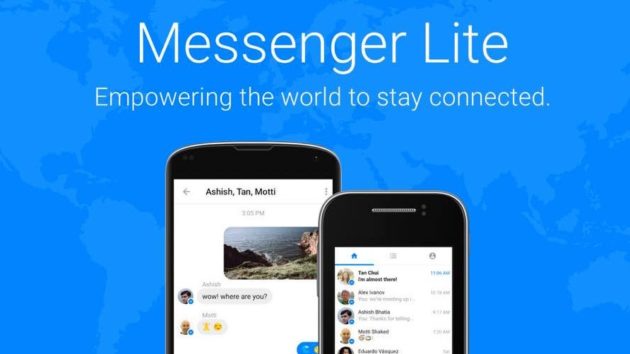 Facebook Messenger Lite sale a quota 50 milioni di download