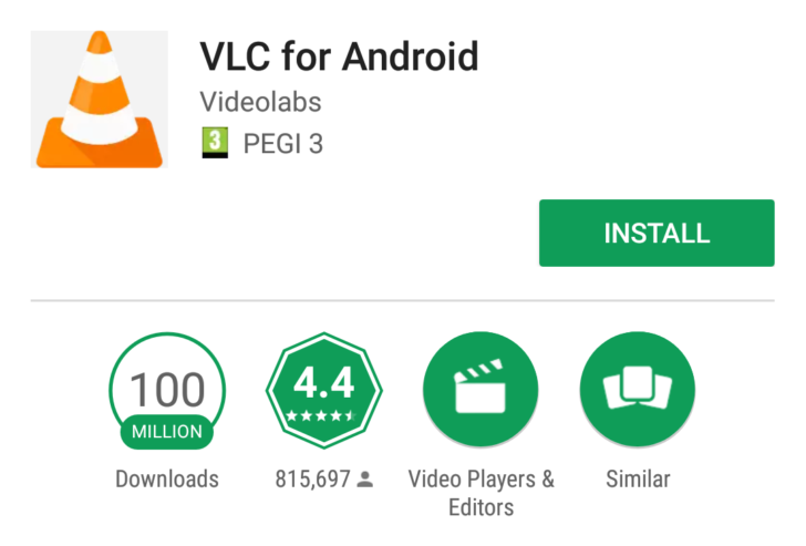 VLC record di download sul Google Play Store (2)
