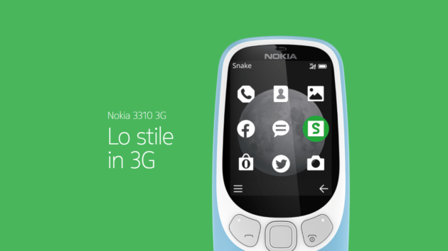 Nokia 3310 arriva in versione... udite, udite... 3G!