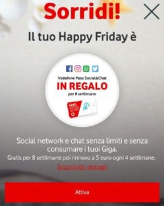 Vodafone Happy Friday graditi premi per i clienti (1)