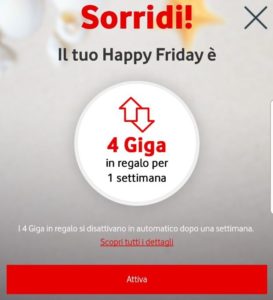 Vodafone Happy Friday graditi premi per i clienti (2)