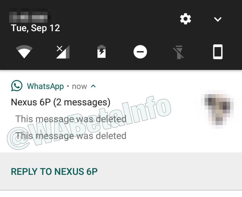 WhatsApp sta testando la cancellazione dei messaggi inviati (2)