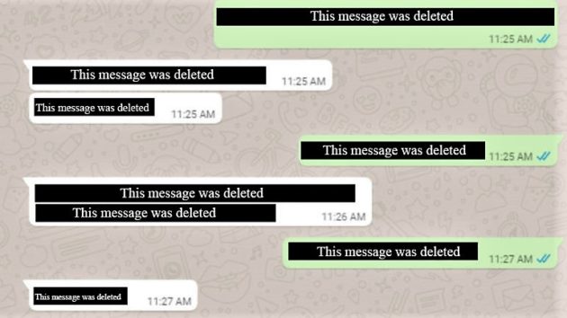 WhatsApp sta testando la cancellazione dei messaggi inviati