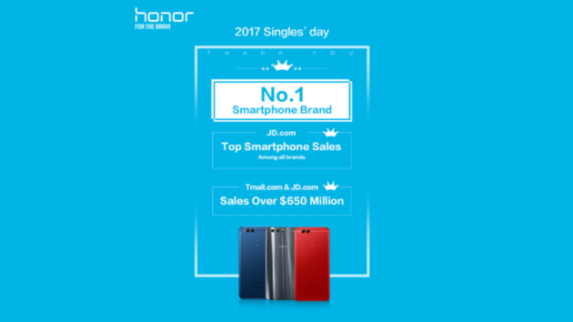 Honor, grande successo durante il Single Day in Cina