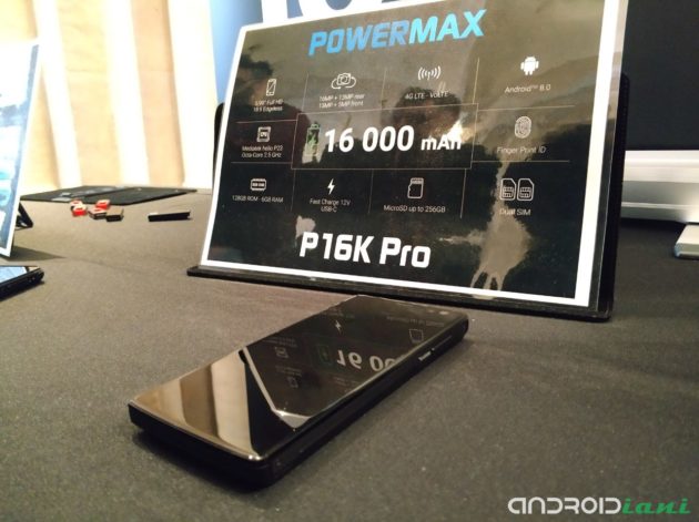 [MWC 2018] Energizer presenta P16K Pro, lo smartphone con batteria da 16.000mAh