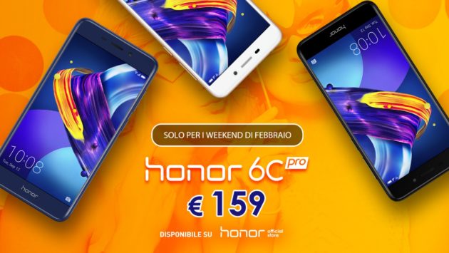 Honor 6C Pro in offerta a soli €159