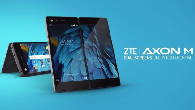 ZTE Axon M, smartphone dual screen pieghevole, arriva in Italia con TIM
