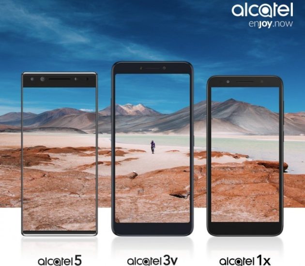 Alcatel presenterà 3 nuovi smartphone al MWC 2018
