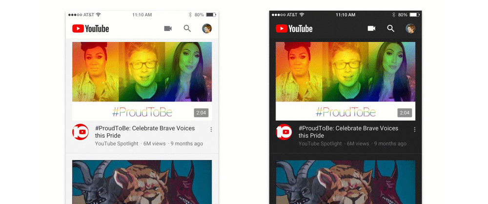 YouTube Dark Mode