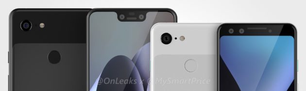 Un leak ci mostra il design di Google Pixel 3 e il notch di Google Pixel 3 XL