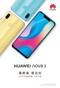 Teaser per Huawei Nova 3