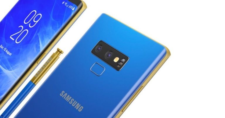 Samsung Galaxy Note 9 renders