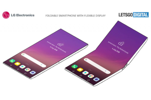 Smartphone pieghevole LG: un nuovo brevetto mostra il design