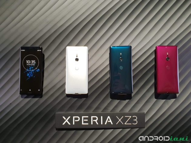 IFA 2018: Sony presenta il suo nuovo flagship Xperia XZ3