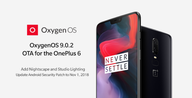 OnePlus 6: arriva la OxygenOS 9.0.2
