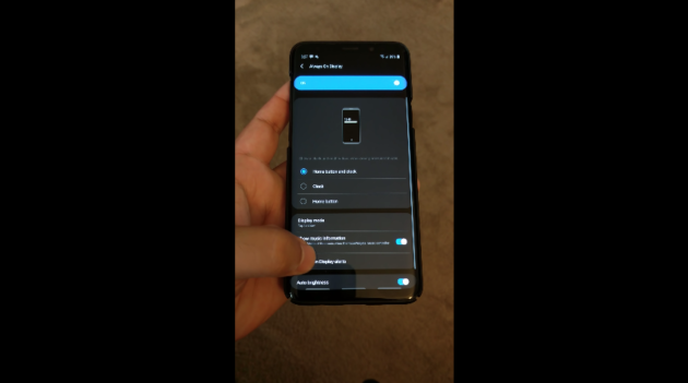 Samsung Galaxy S9 con Android 9 Pie: doppio tocco per attivare lo schermo