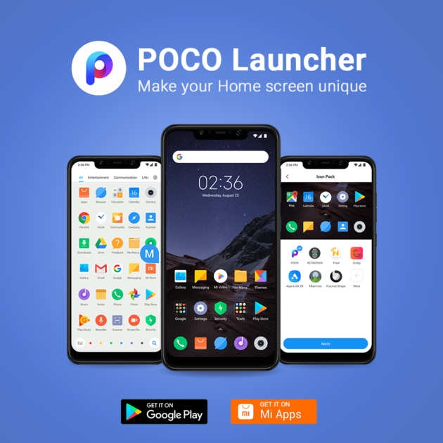 POCO Launcher: aggiornamento con modifica dimensione icone