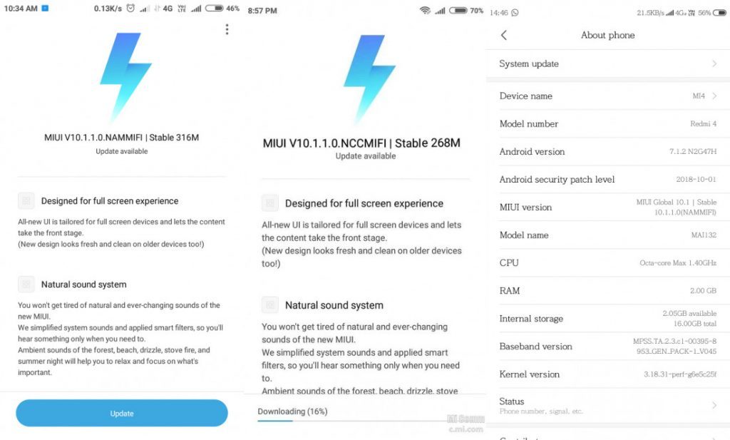 anche redmi 4 e redmi 4a ricevono miui 10 global stabile