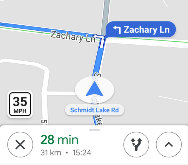 Google Maps: indicazioni sui limiti di velocità, solo negli USA
