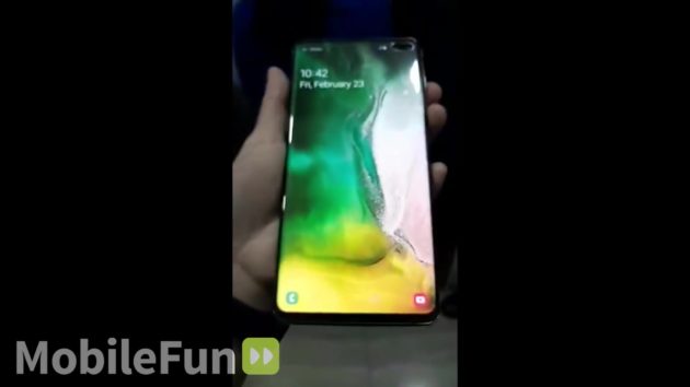 Samsung Galaxy S10: video dal vivo mostra tutti i dettagli della variante PLUS