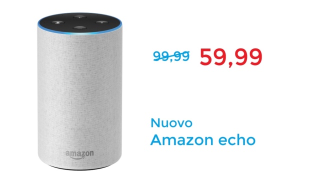 Amazon Echo in offerta a un prezzo mai visto